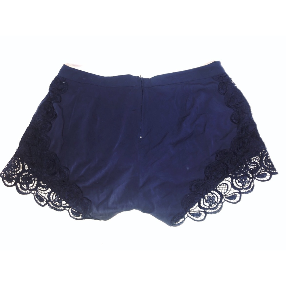 TORRID Navy Blue Lace Trim Shorts Size 18